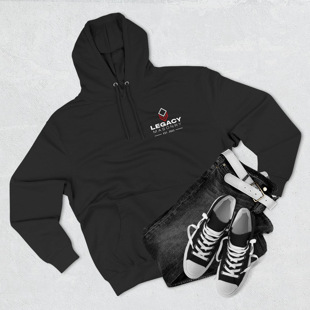 Faith Family Hard Work hoodie | Legacy Masonry logo, Construction themed